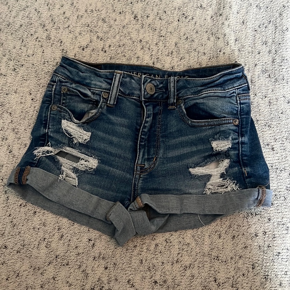 Blue American Eagle Outfitters jean shorts size 2!